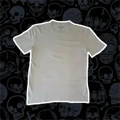 Polera gris Unisex de Algodón - miniatura 1