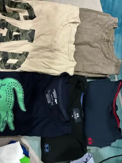 Lote 5 poleras XXL de marcas variadas - miniatura 1