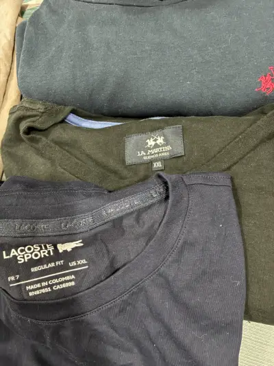 Lote 5 poleras XXL de marcas variadas - miniatura 2