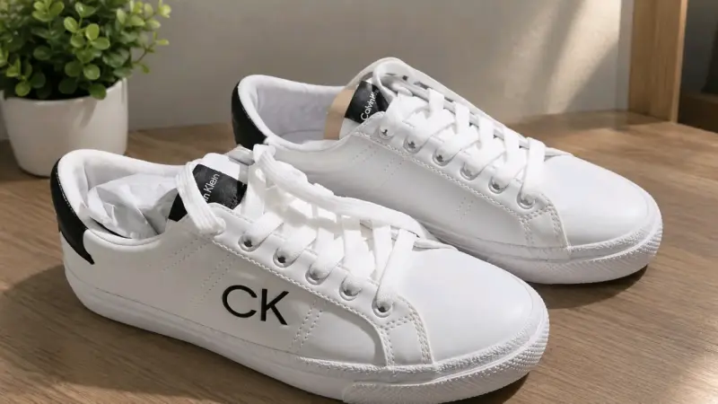 Zapatillas blancas Calvin Klein para mujer - 2
