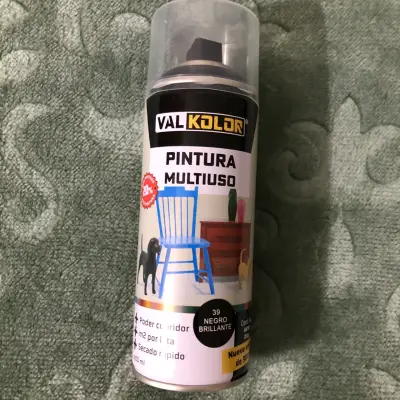 Spray de Pintura Negro Brillante Val Kolor - miniatura 2