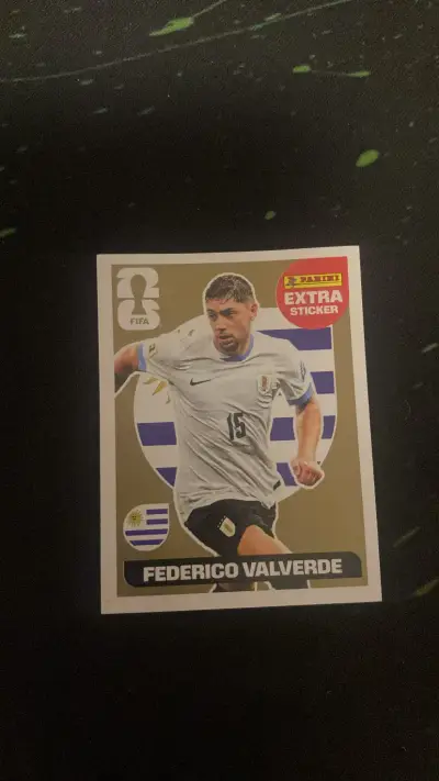 Lámina Oro Panini Extra Sticker Federico Valverde - miniatura 1