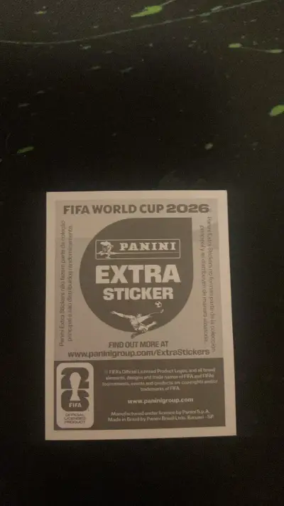 Lámina Oro Panini Extra Sticker Federico Valverde - miniatura 2