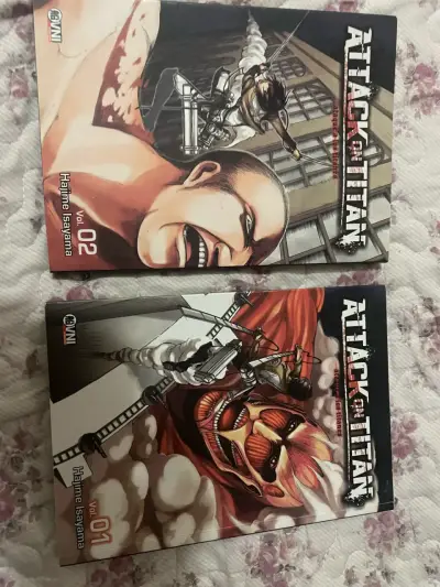 Mangas Ataque a los Titanes Vol. 01 y 02 - miniatura 1