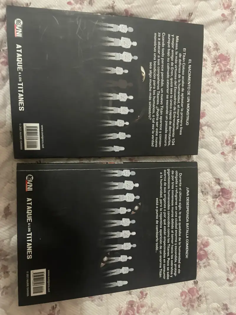 Mangas Ataque a los Titanes Vol. 01 y 02 - 2