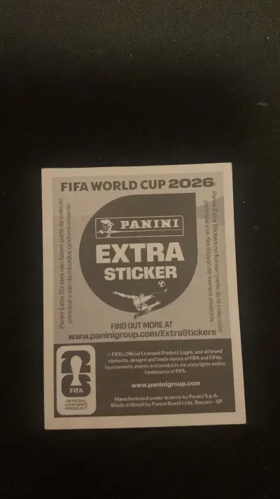 Lámina Plata Panini Extra Sticker Lionel Messi - miniatura 2