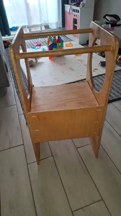 Torre de aprendizaje de madera para niños - miniatura 5