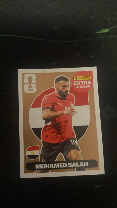Lámina Panini Extra Sticker Mohamed Salah Bronce - miniatura 1