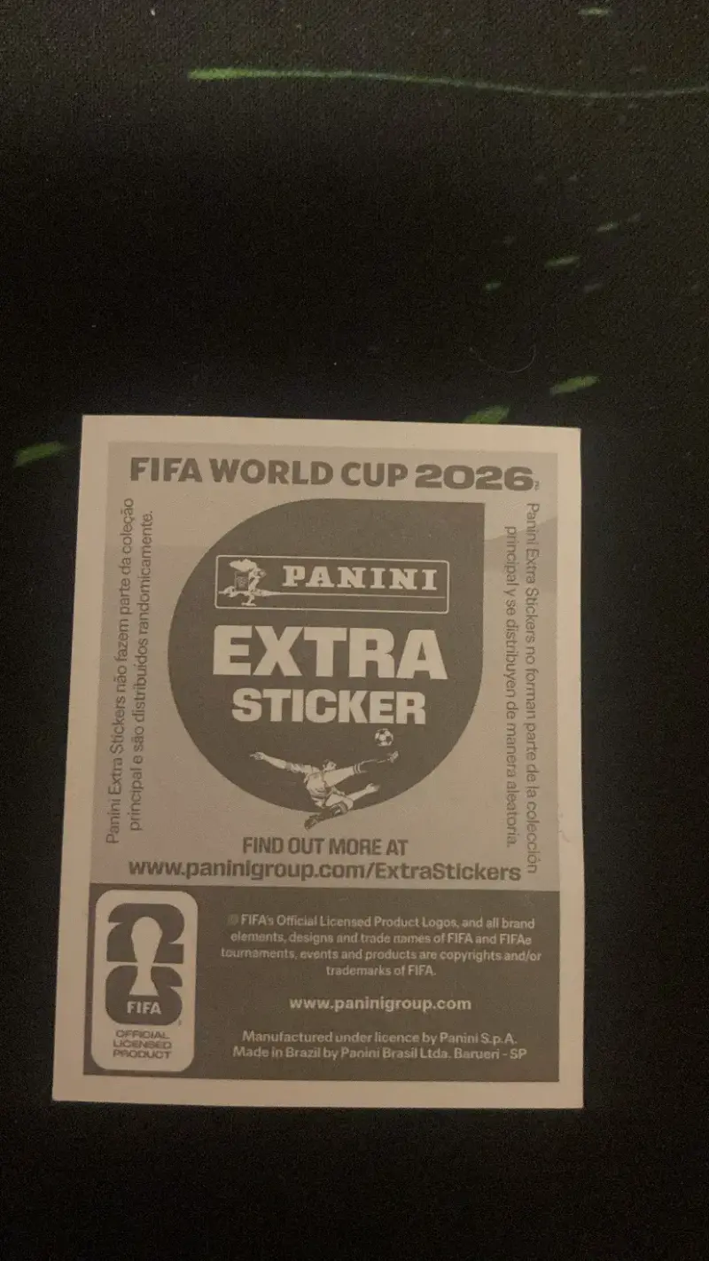 Lámina Panini Extra Sticker Mohamed Salah Bronce - 2