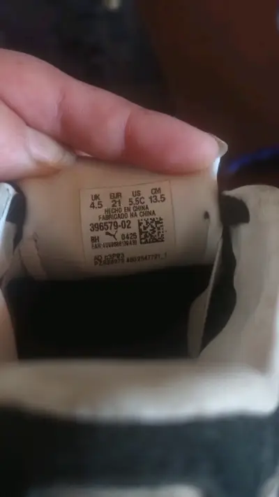 Zapatillas deportivas negras para niños Puma - miniatura 3