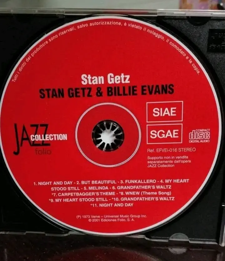 CD Jazz Collection Stan Getz y Bill Evans - 2