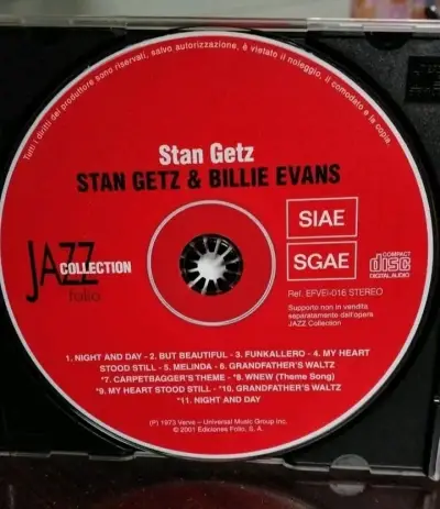 CD Jazz Collection Stan Getz y Bill Evans - miniatura 2