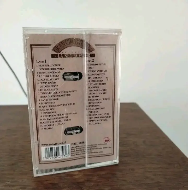 Cassette Gran Circo Teatro La Negra Ester - 2