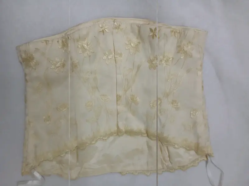 Corset crema bordado - 3