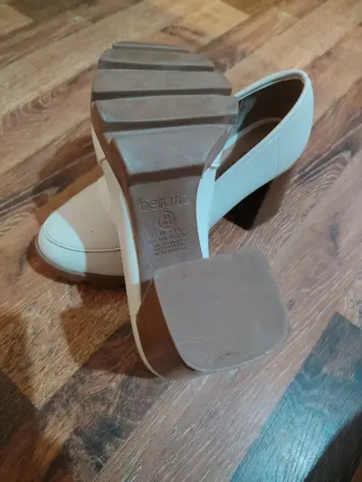 Zapatos de tacón grueso beige Beira Rio - miniatura 3