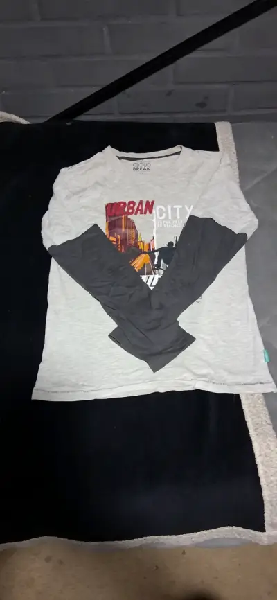 Poleras manga larga Cloud Break para niños - miniatura 1