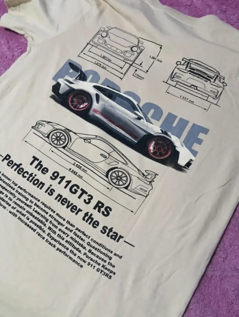 Polera beige Porsche 911 GT3 RS para hombre - 3