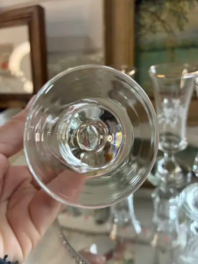 Juego de copas de licor con diseño floral - miniatura 4