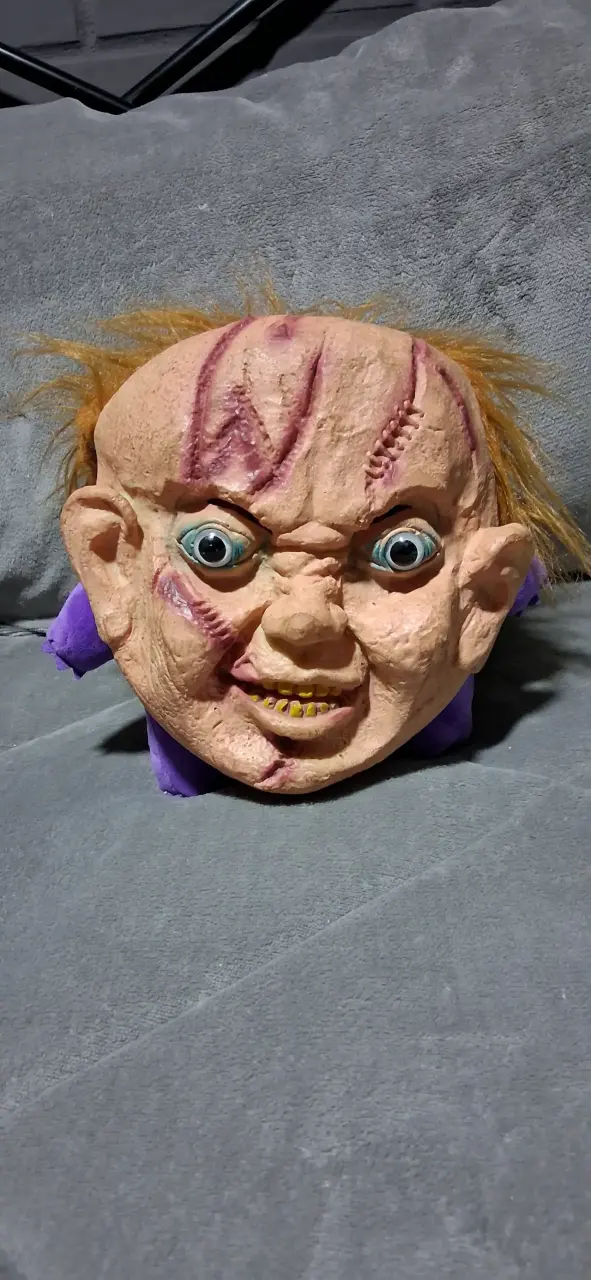Máscara de disfraz de terror chuky - 3