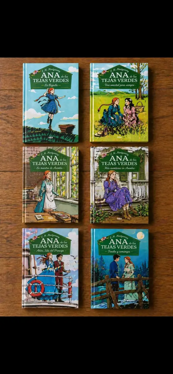 Colección de libros Ana de las Tejas Verdes