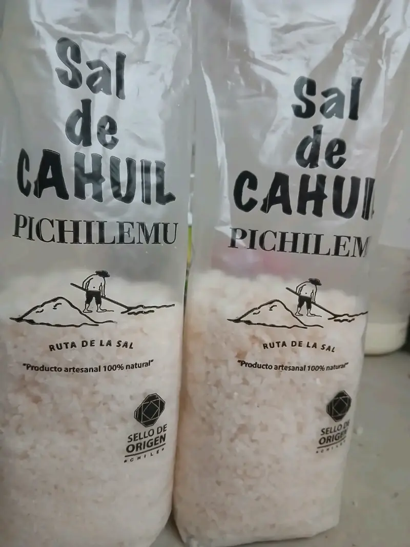 Sal de Cahuil Pichilemu artesanal 1kg