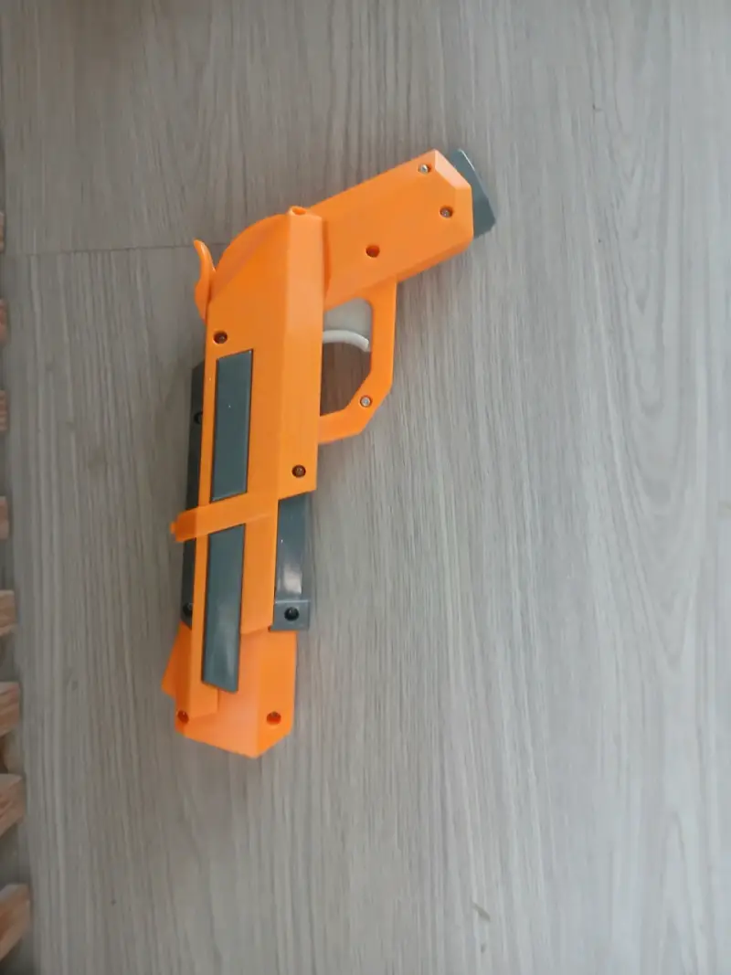 Pistola de juguete Nerf Roblox naranja - 2