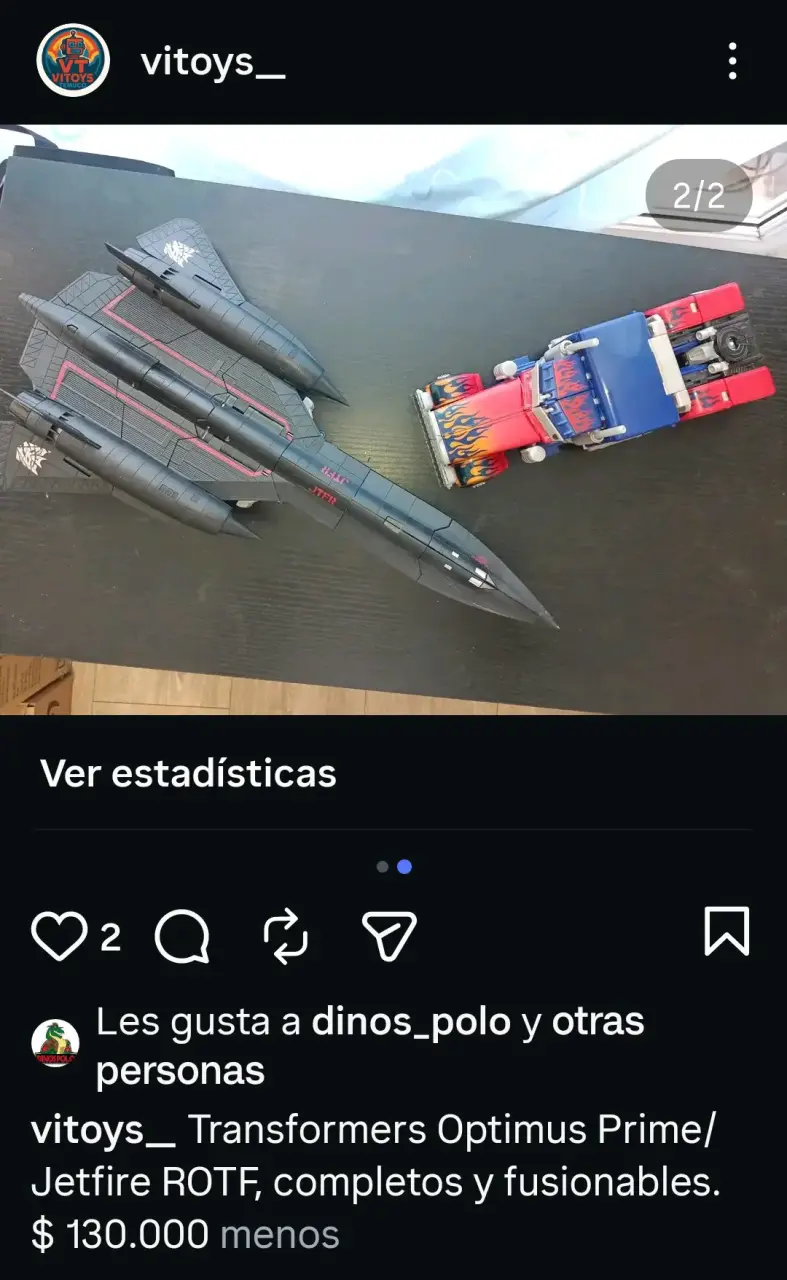 Transformers Optimus Prime y Jetfire ROTF fusionables - 2