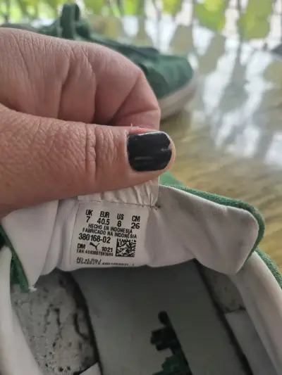 Zapatillas verdes de gamuza Puma Suede - miniatura 3
