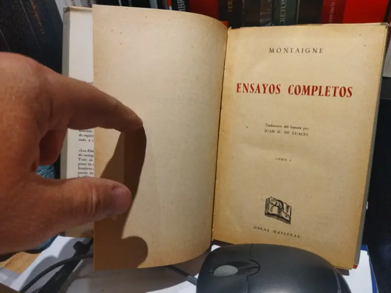 Libro Ensayos Completos de Montaigne - 3