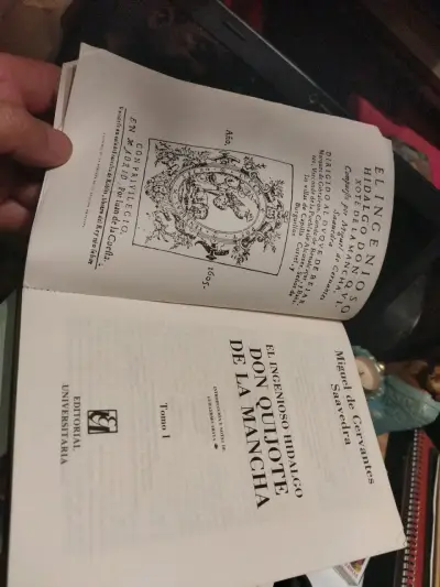 Libro Don Quijote de la Mancha Tomo I Miguel de Cervantes - miniatura 3