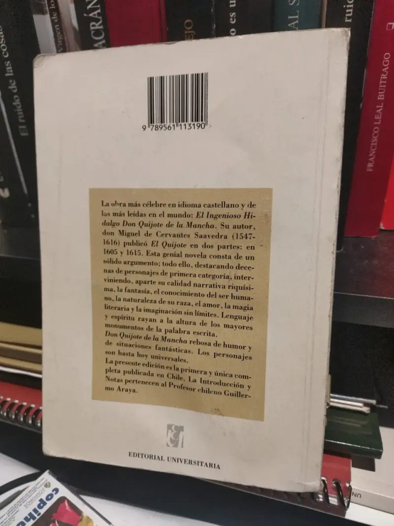 Libro Don Quijote de la Mancha Tomo I Miguel de Cervantes - 5