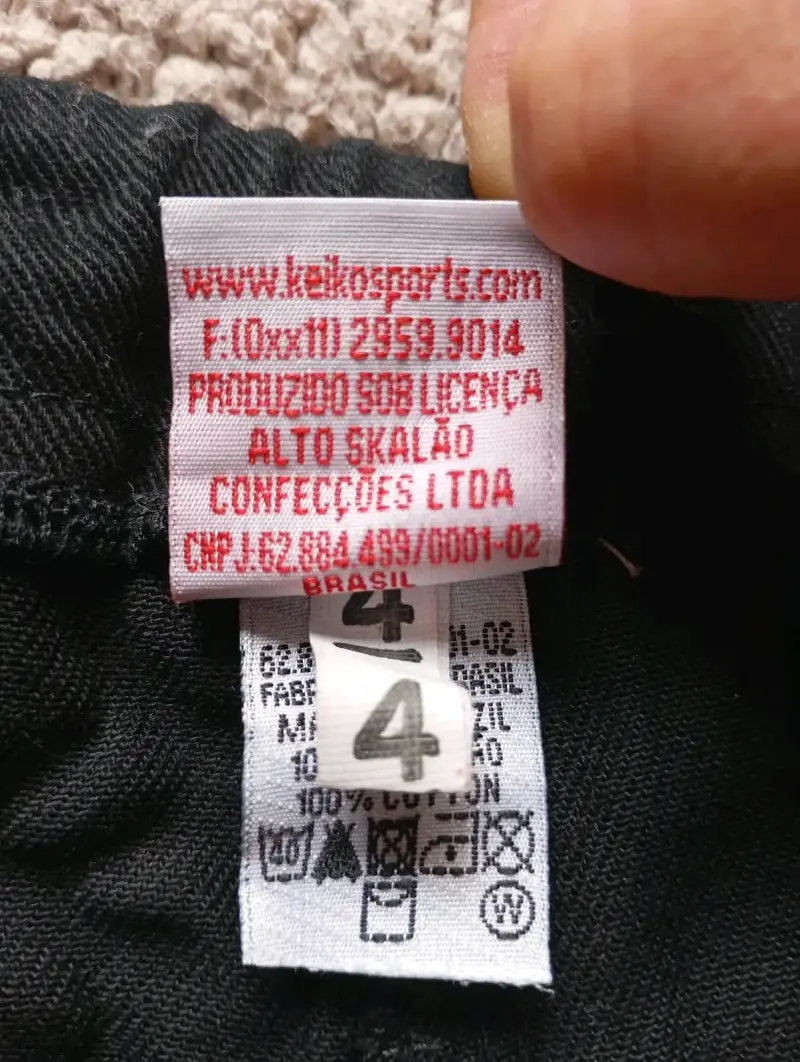 Kimono de Jiu Jitsu Keiko Negro semi nuevo - 5