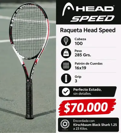 Raqueta Head Speed 100 - miniatura 1