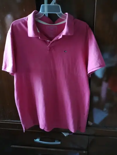 Polera Polo Rosa Hombre OWK Talla XL - miniatura 1