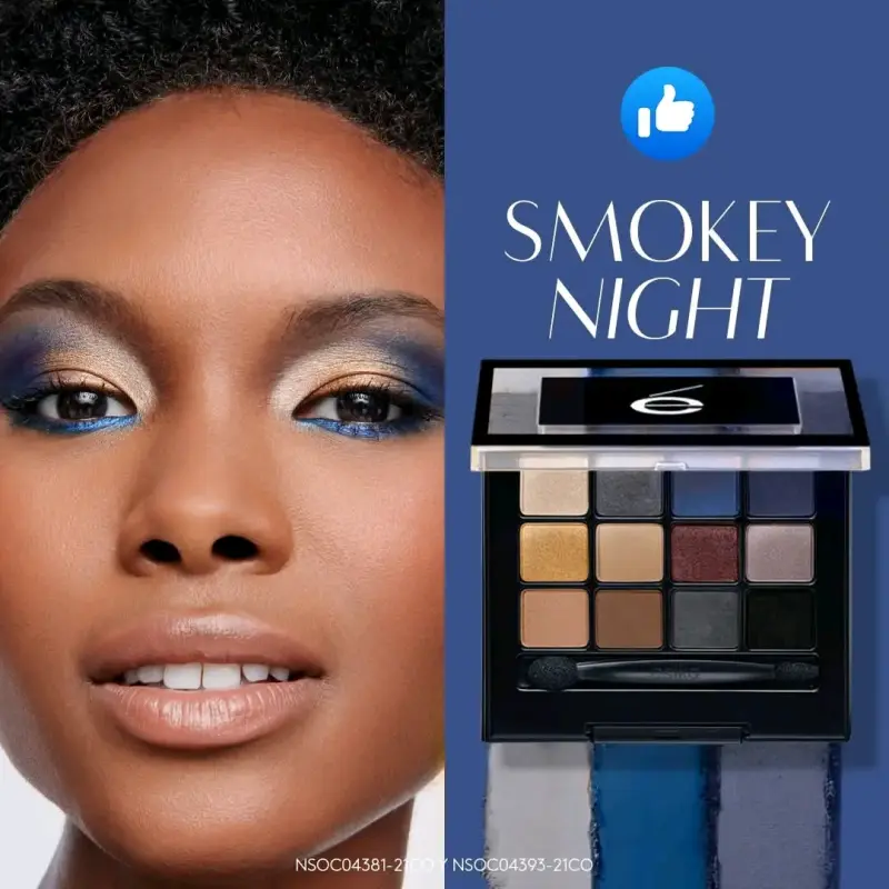 Paleta de Sombras Smokey Night con Espejo esika - 1