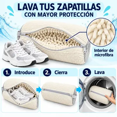 Bolsa de lavado para zapatillas con microfibra - miniatura 1