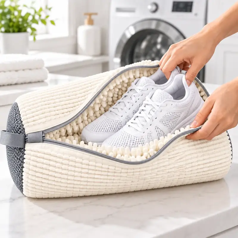Bolsa de lavado para zapatillas con microfibra - 3