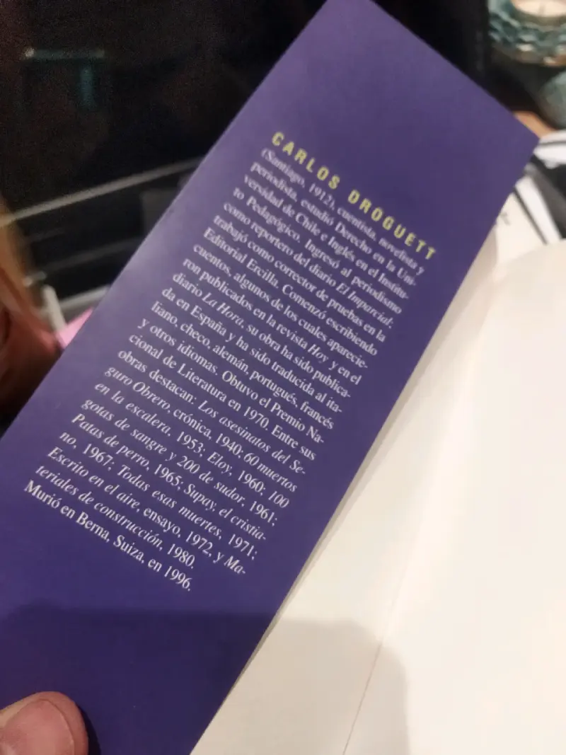 Libro 'La señorita Lara' de Carlos Droguett - 2
