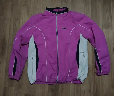 Chaqueta deportiva fucsia para mujer - miniatura 1