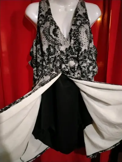 Traje de baño tipo Vestido  3xl a 4 xl - miniatura 3