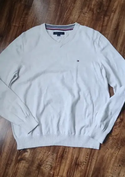 Suéter Tommy Hilfiger beige claro  para hombre - miniatura 1