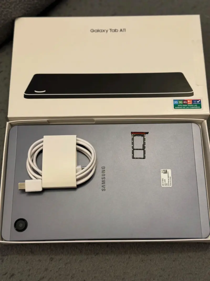 Samsung Galaxy Tab A11 64GB Gris con SIM - 1
