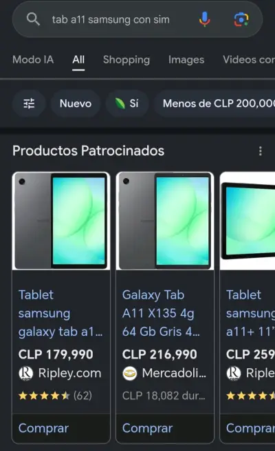 Samsung Galaxy Tab A11 64GB Gris con SIM - miniatura 6