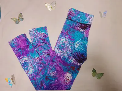 Leggings deportivos estampados coloridos - miniatura 2
