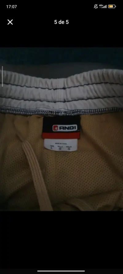 AND1 Vintage / Basket Retro  Talla L - miniatura 5