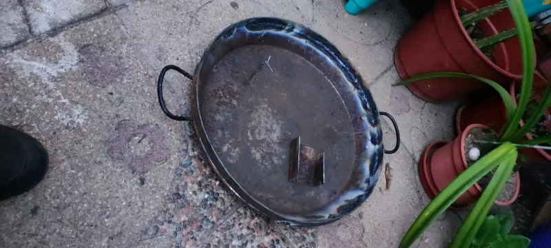 Disco de arado para asados con asas