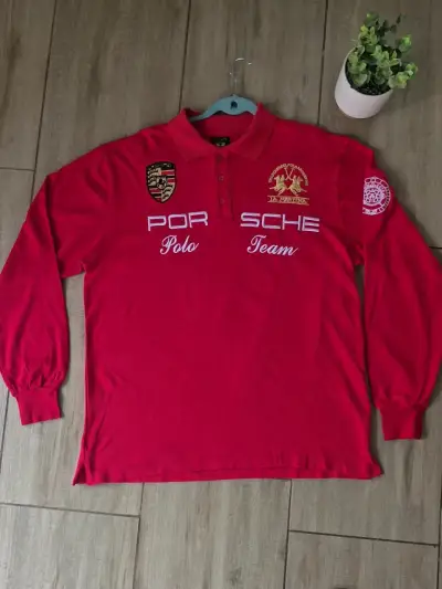 Polera Polo Roja La Martina Porsche - miniatura 1