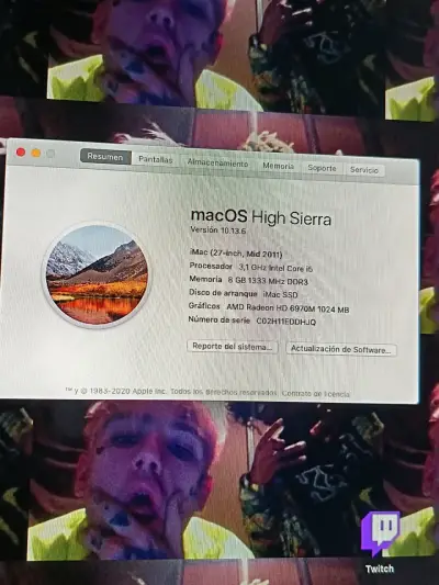 iMac 27 pulgadas Mid 2011 con SSD y 1TB HDD - miniatura 4