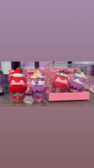 Set de bálsamos labiales Miss Fon con diseño de postres - miniatura 1