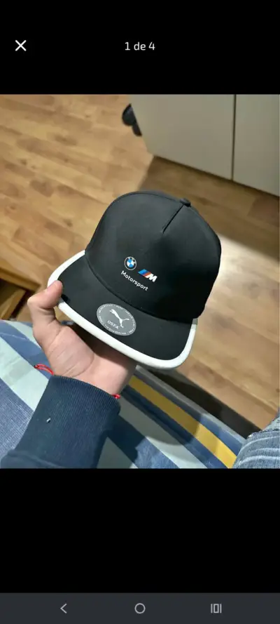 Gorra Negra BMW Motorsport Puma - miniatura 1